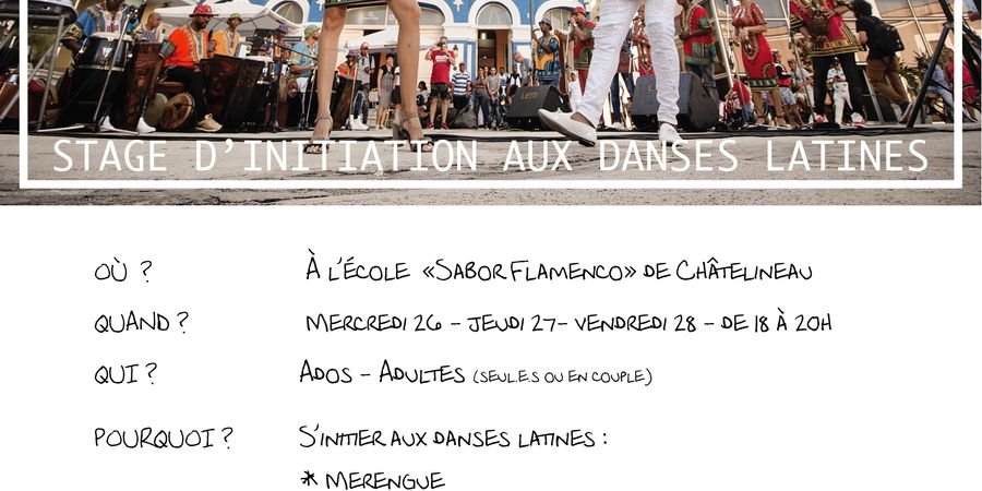 image - Stage d'initiation aux danses latines