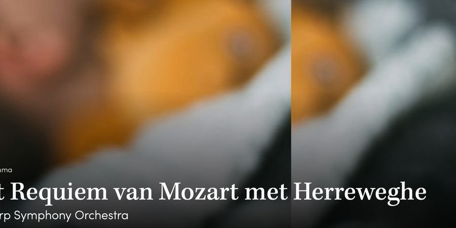 image - Het Requiem van Mozart met Herreweghe Antwerp Symphony Orchestra