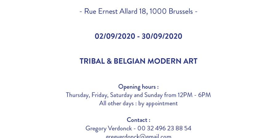 image - Tribal & Belgian Modern Art : Schiller Art Gallery