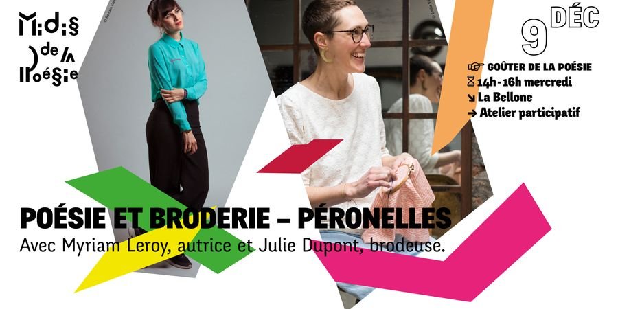 image - Poésie et Broderie - Péronnelles