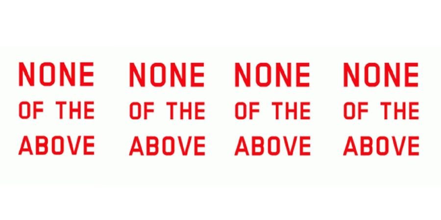 image - Non of the above