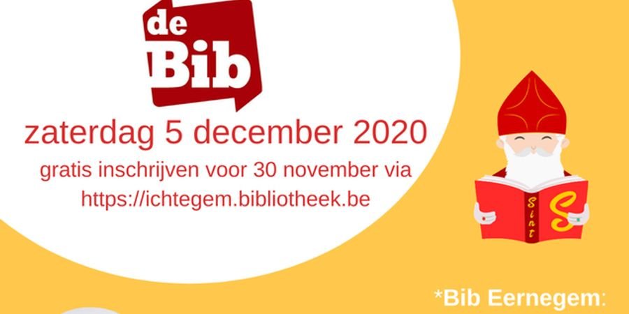 image - Sinterklaas leest voor in de bib van Eernegem