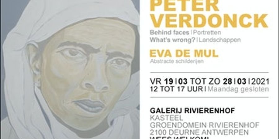 image - Expo Peter Verdonck behind faces (portretten) / what’s wrong? (landschappen) - eva de mul