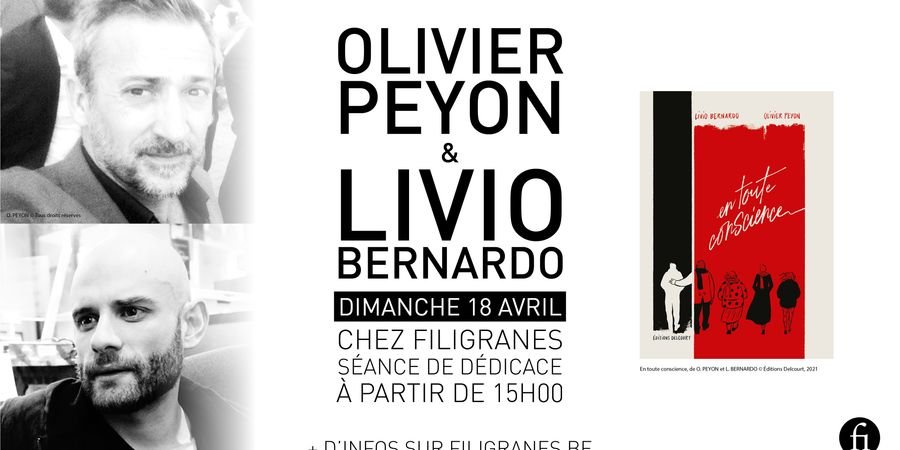 image - Livio Bernardo et Olivier Peyon en dédicace