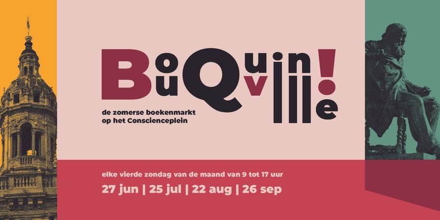 image - Bouquinville! | Zomerse boekenmarkten op het Conscienceplein 