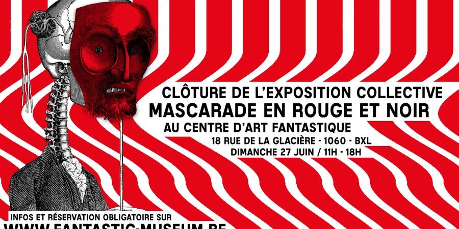 image - Clôture de l'exposition Mascarade en rouge et noir + Tables d'Artistes