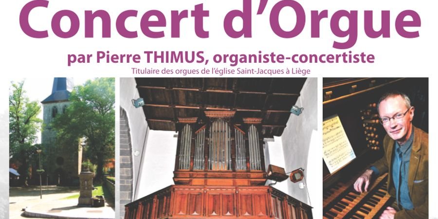 image - Concert d'orgue par Pierre Thimus 
