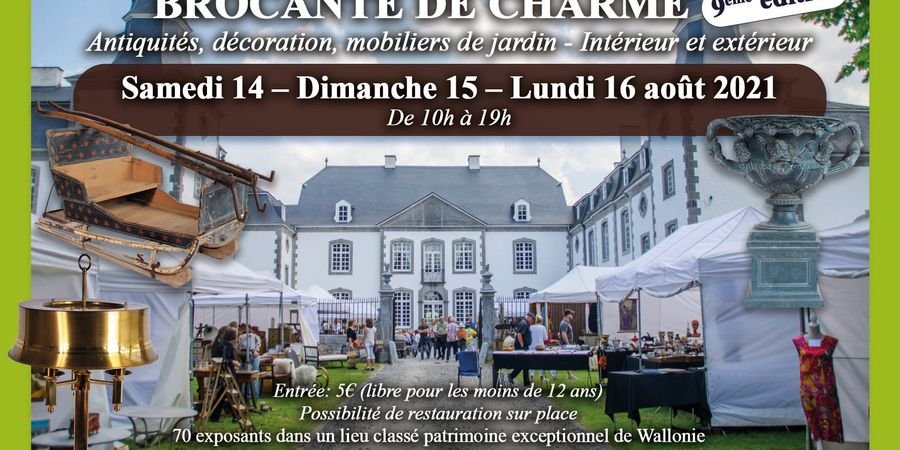 image - Brocante de Charme au Château de Deulin 2021