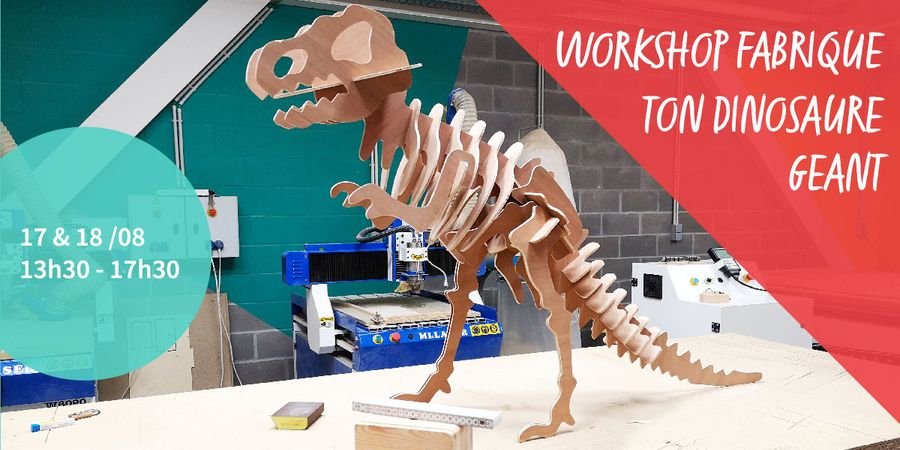 image - Workshop : Fabrique ton dinosaure géant !