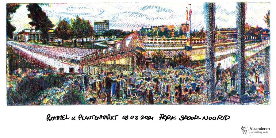 image - Rommel & plantenmarkt in Park Spoor Noord