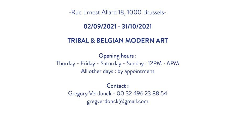image - Schiller Art Gallery - Brussels Venue - Tribal & Belgian Modern Art