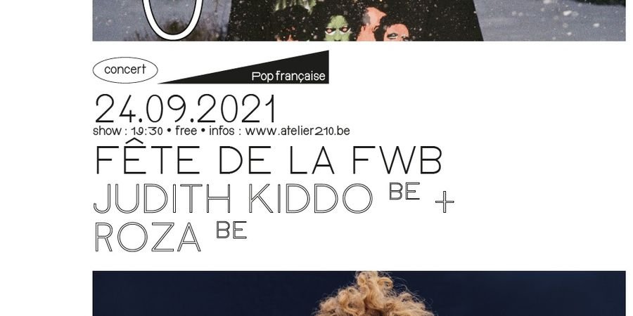 image - Fête de la FWB - Judith Kiddo (Be) + Roza (Be)