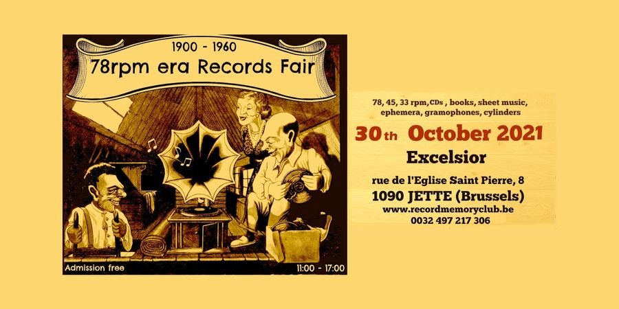 image - 8ème Bourse 78 tours et phonographes, Record Memory Club