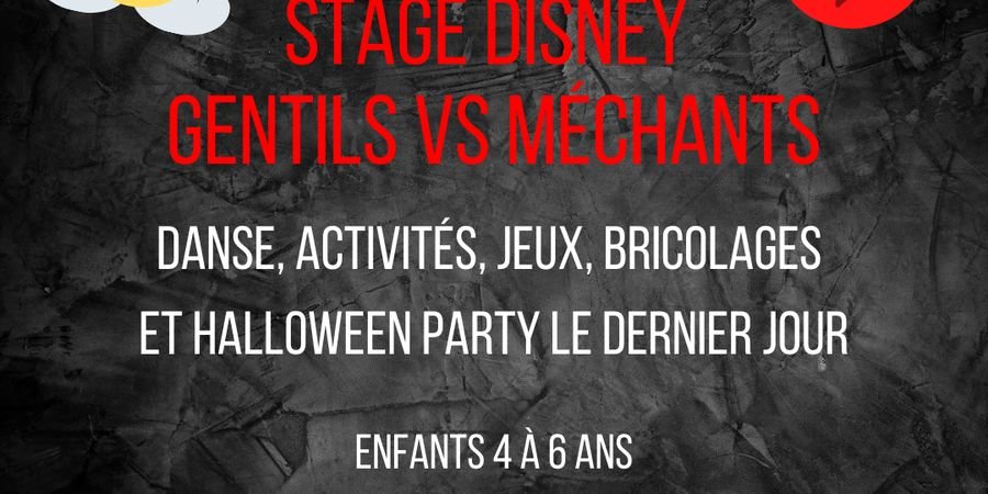image - Stage Disney Gentils VS Méchants