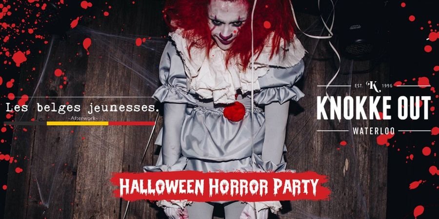 image - Les Belges Jeunesses : Halloween Horror Party au Knokke Out Waterloo !