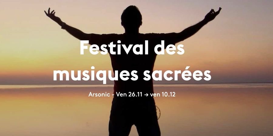 image - Festival des musiques sacrées