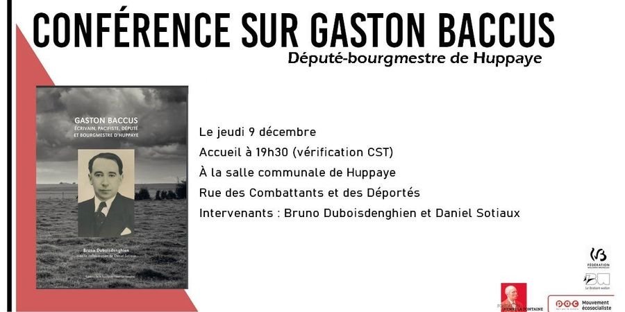 image - Conférence sur Gaston Baccus
