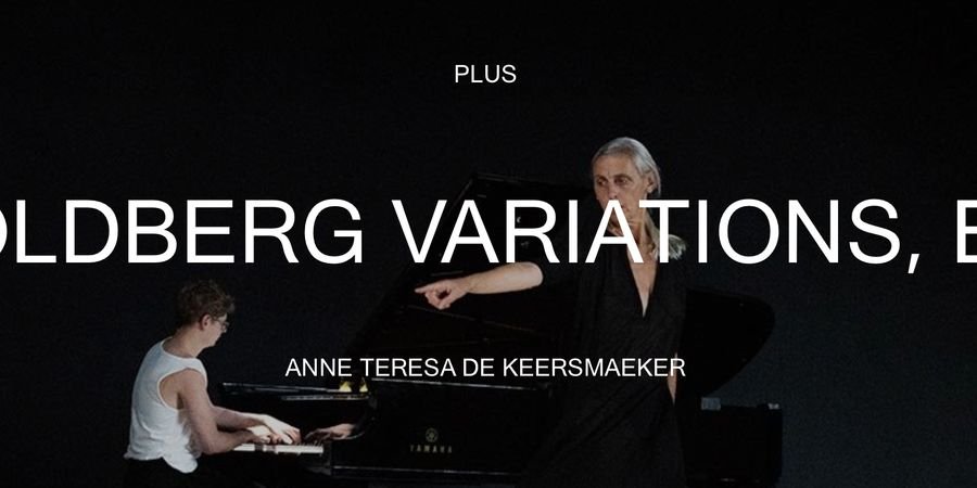 image - The goldberg variations, bwv988 anne teresa de keersmaeker