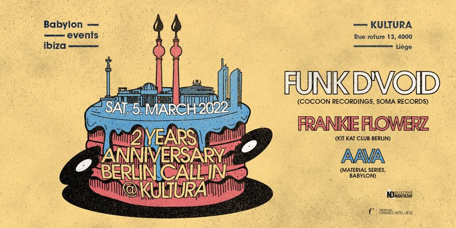 image - Berlin Call in to Kultura (Liège) with Funk D'void