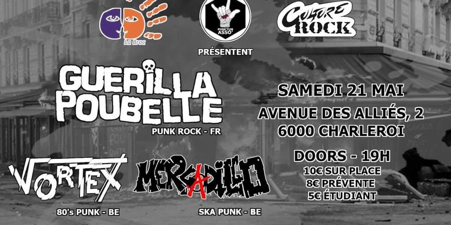 image - Punks not Dead. Culturerock & Solidarité /Guérilla poubelle-Vortex-Mercadillo 