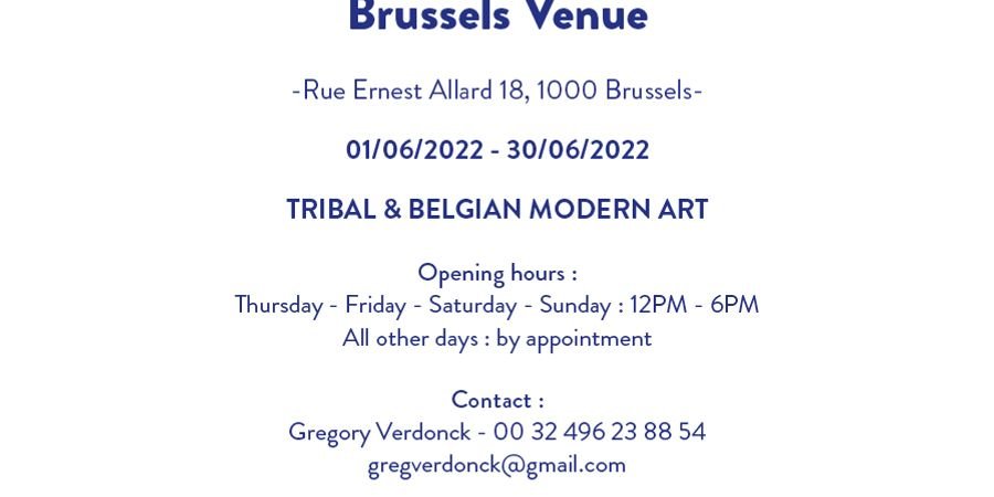 image - Brussels Venue - Art Moderne & Art Tribal