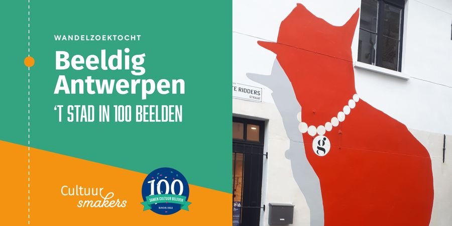 image - Wandelzoektocht 'Beeldig Antwerpen, 't Stad in 100 beelden'
