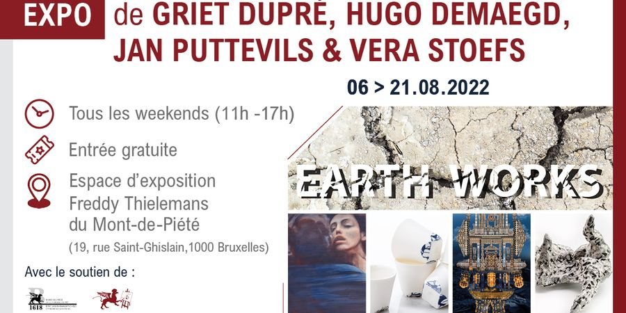 image - Expo « Earthworks » de Griet Dupré, Hugo Demaegd, Jan Puttevils & Vera Stoefs