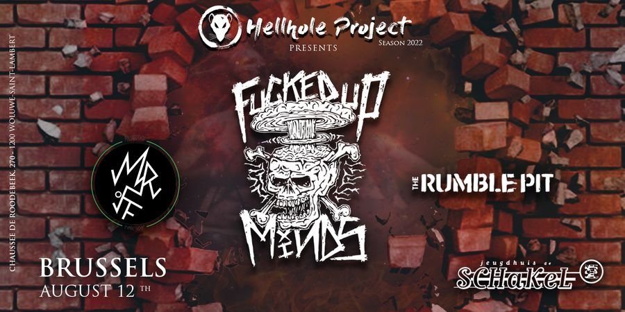 image - Punk concert - Fucked Up Minds, Mr. Fartface, The Rumble Pit @Jeugdhuis De Schakel