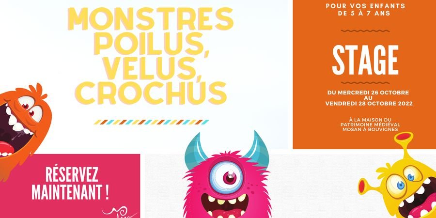image - Monstres poilus, velus, crochus… - Stage 5-7 ans 