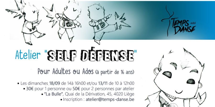 image - Atelier Self Défense pour Adulte et Ados à partir de 16 ans