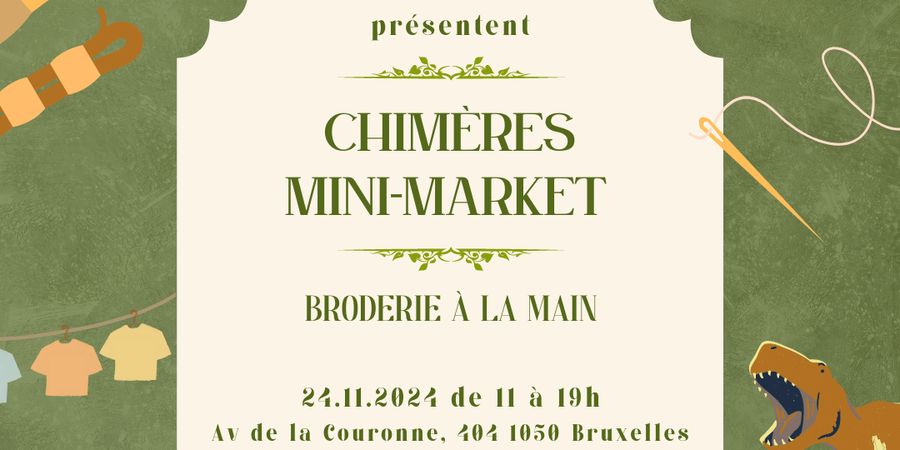 image - Chimères mini-market - Edition broderie