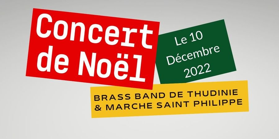 image - Concert de Noël - Brass Band de Thudinie