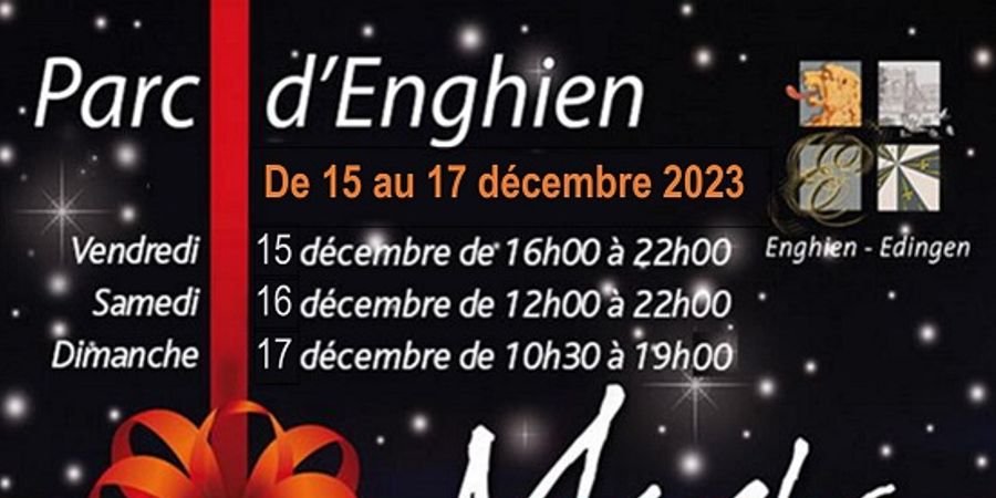 image - Marché de Noël du Parc du Château d'Enghien