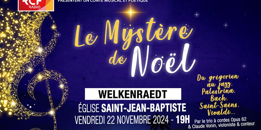 image - Concert : Le mystère de Noël - Welkenraedt