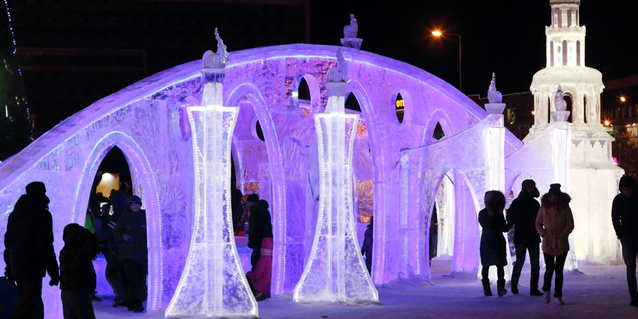 Sculptures de Glace
