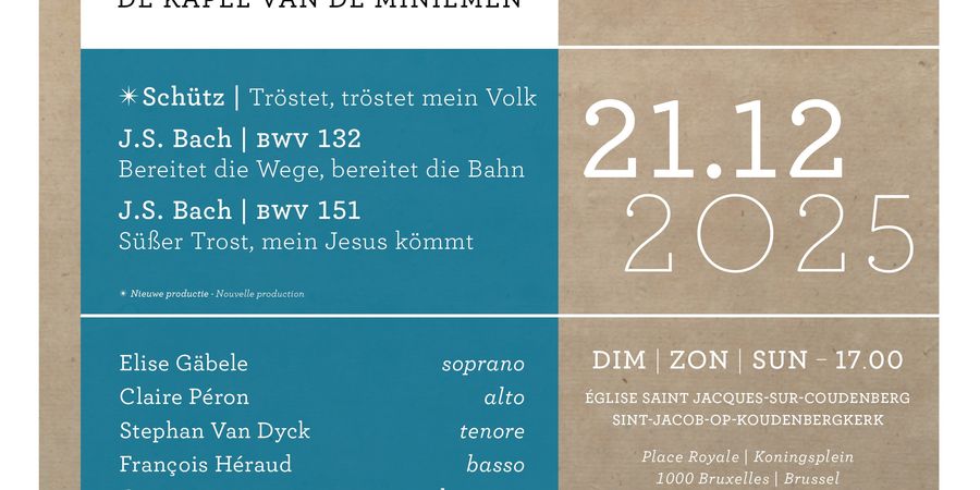 image - Concert de Bach - Minimes Cantat