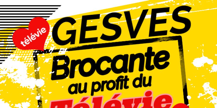 image - Brocante de Gesves au profit du Télévie