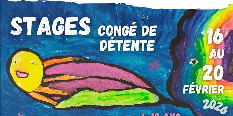 image - Stages artistiques - congé de détente - 4-6 ans et 6-12 ans