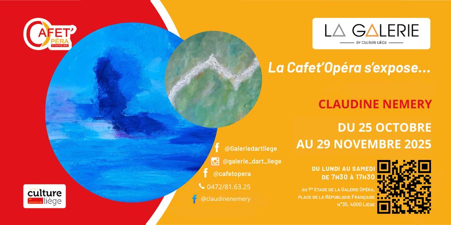 image - La Cafet s'expose avec Claudine Nemery