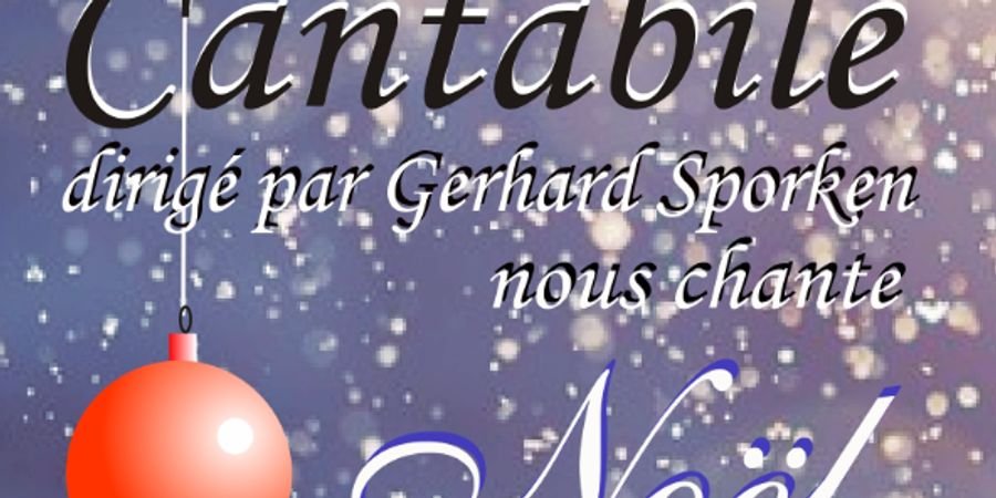 image - L'Ensemble vocal Cantabile chante Noël