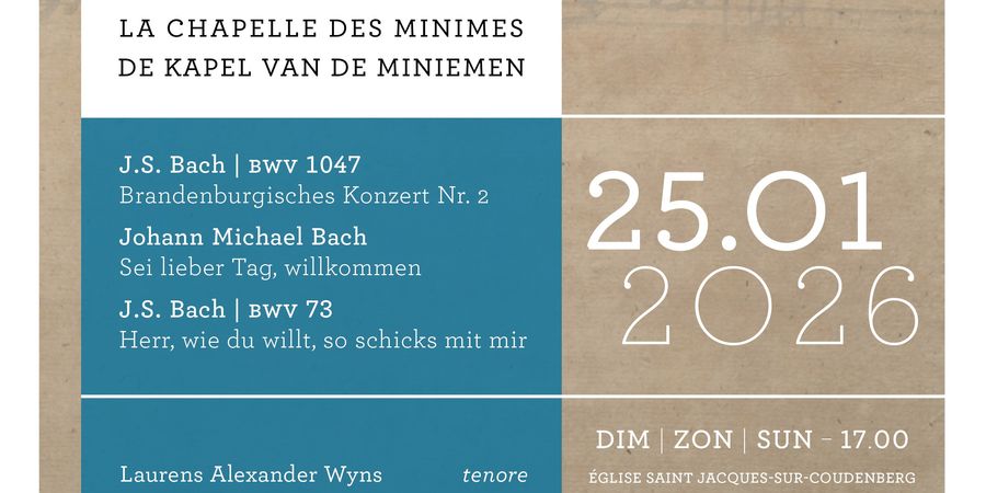 image - Concert de Bach - Minimes Cantat