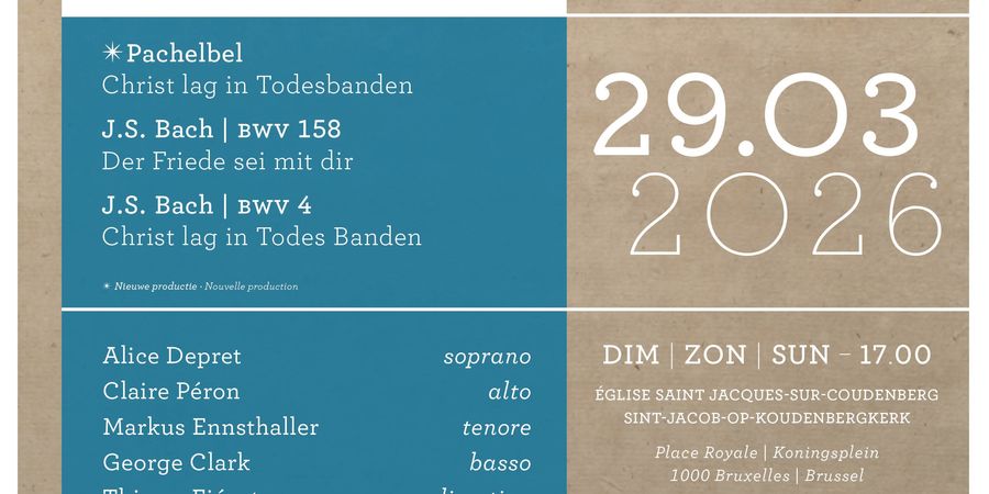 image - Bach Concert - De Kapel van Miniemen