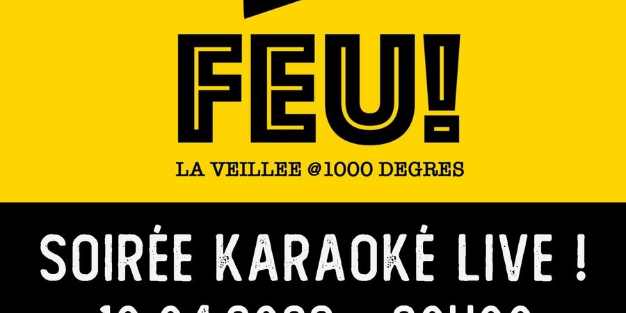 image - Soirée Karaoké Live avec FEU! à Joli Bois
