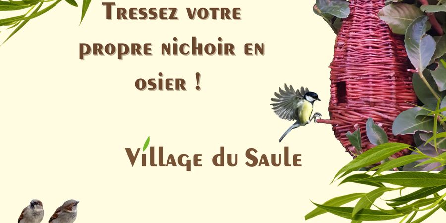 image - Atelier de vannerie : Nichoirs en osier