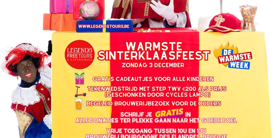 image - Warmste Sinterklaasfeest (incl. cadeautjes, tekenwedstrijd en brouwerijbezoek voor de ouders)