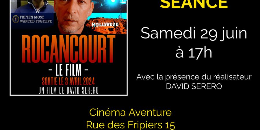 image - BRUXELLES : Christophe Rocancourt à Bruxelles pour la projection de “ROCANCOURT, Le Film”