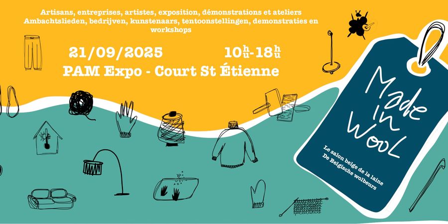image - MADE IN WOOL - Le salon belge de la laine