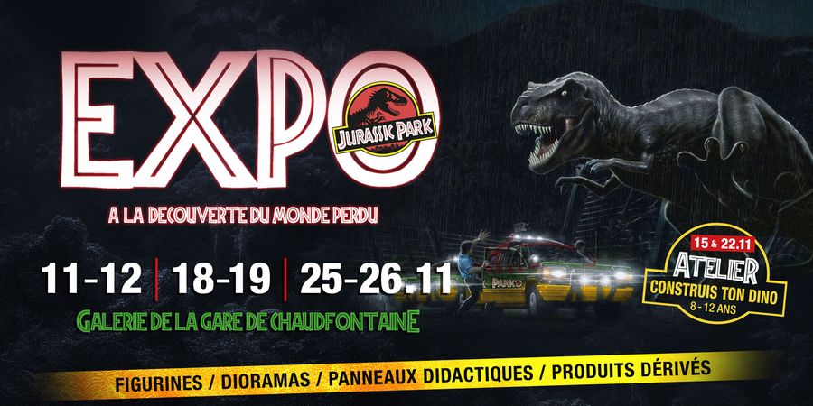 image - Exposition Jurassic Park, à la découverte du monde perdu