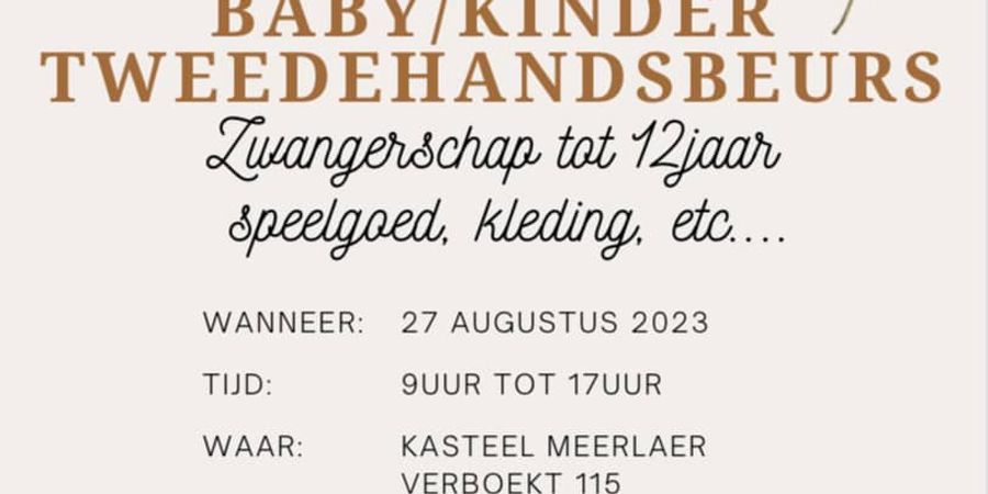 image - Baby & Kinder 2dehandsbeurs