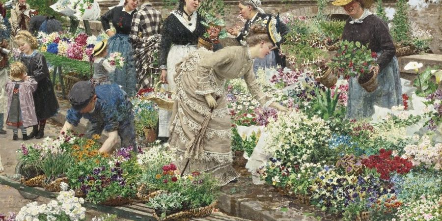 image - De la serre au bouquet, peindre les fleurs. 